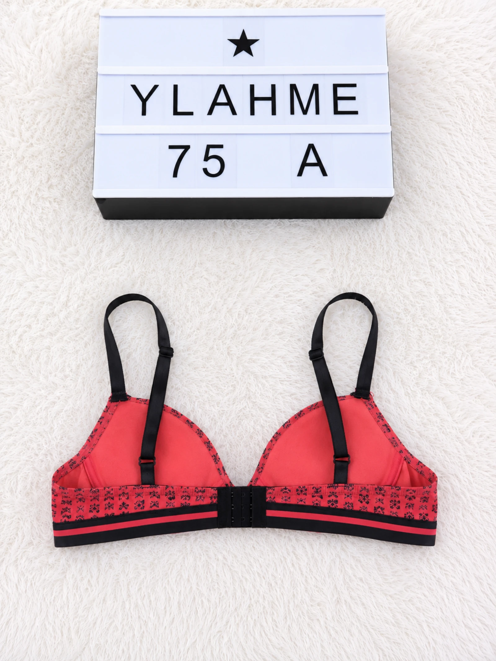 Sutiã Petit Béguin 75A rosa coral e preto 👒 – photo 5